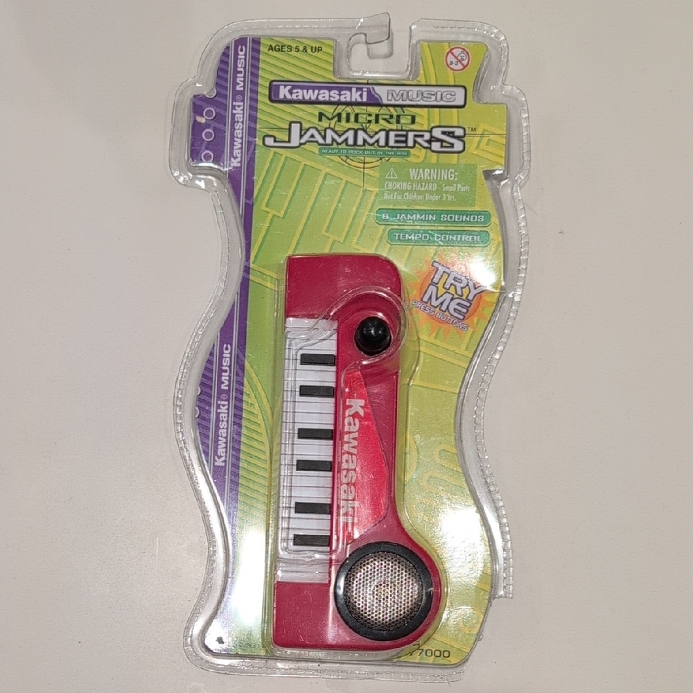 Kawasaki Micro Jammer Red Musical Toy With Tempo Control Collectible